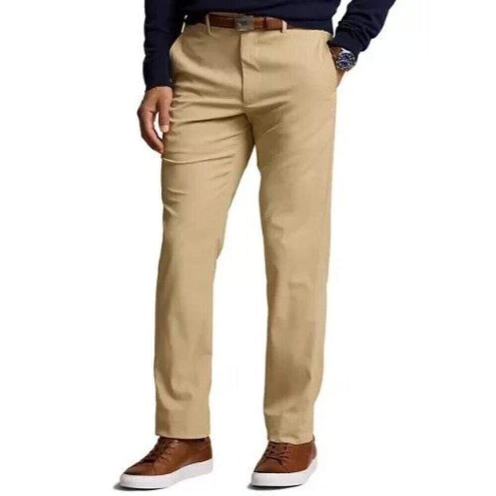 Polo Ralph Lauren Men's Tailored-Fit Performance Twill Pants Classic Khaki 38/32